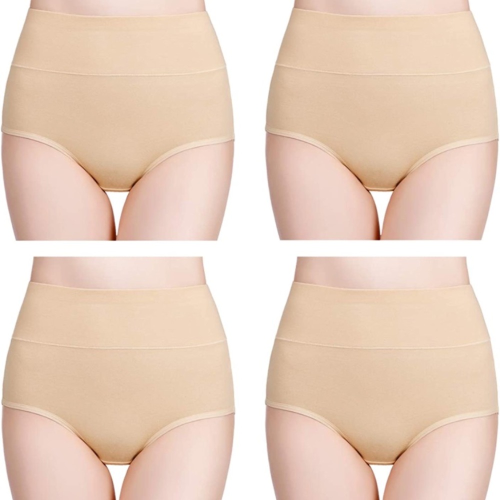 Women's High Waisted Cotton Underwear